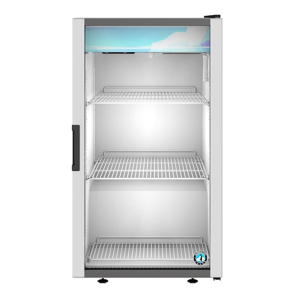Hoshizaki Countertop Refrigerator, Single Section Glass Door Merchandiser RM-7-HC - main